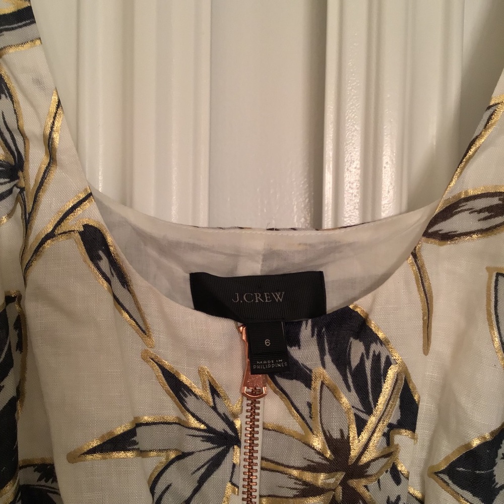 NWOT J. Crew Linen Dress - Picture 5 of 8